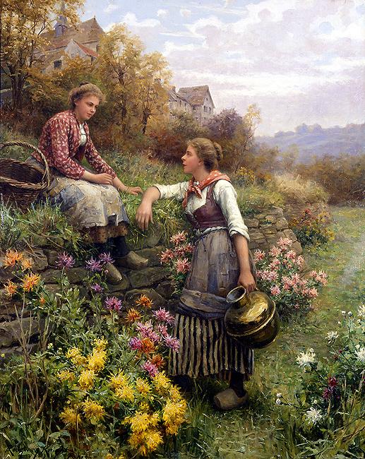 Daniel Ridgeway Knight Gossips